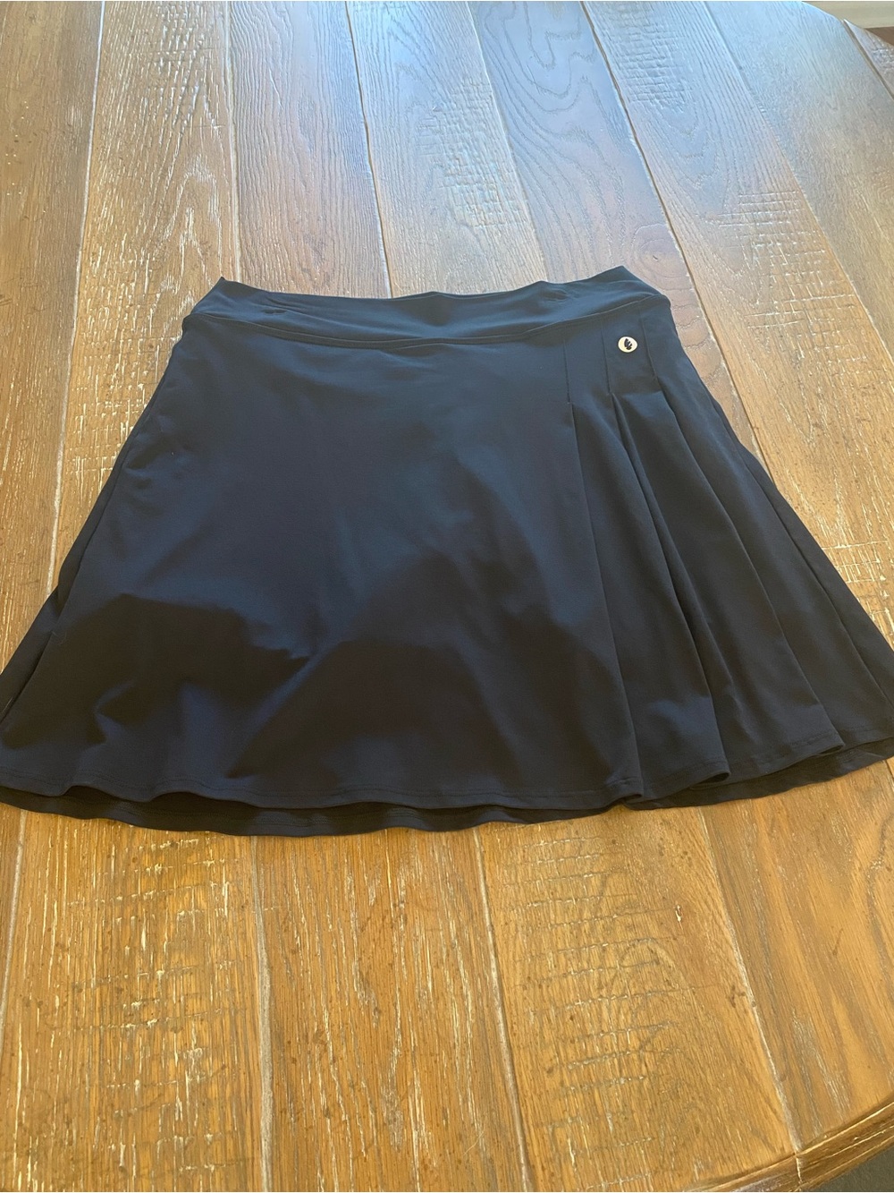 Dona Jo skort in black with side pleat - XL - size 3
